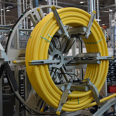 Black and Yellow HDPE Nature Gas Pipe