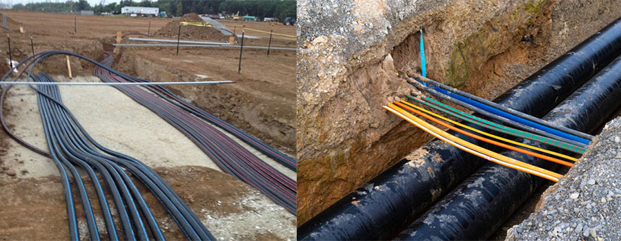 HDPE electrical conduit pipes factory