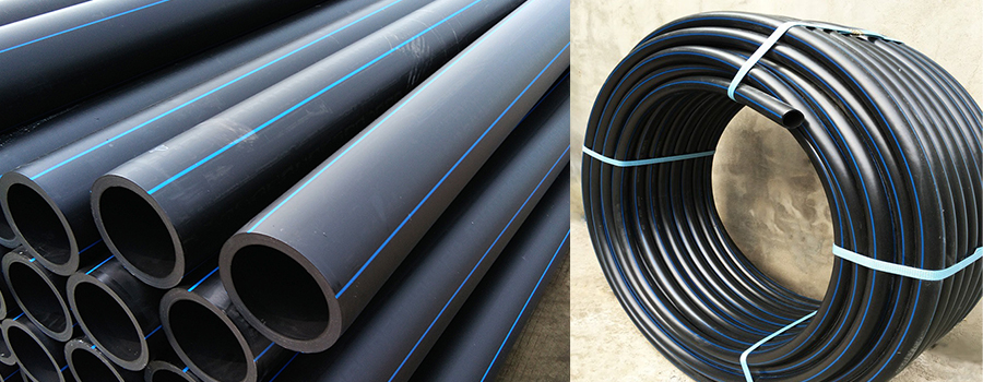 black hdpe pipe pe100 and pe4710