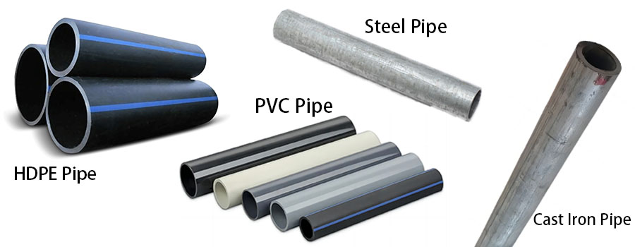 Comparison HDPE Pipe with Other Materials