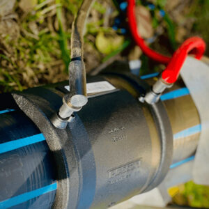 HDPE Electrofusion fittings for HDPE Pipe jointed