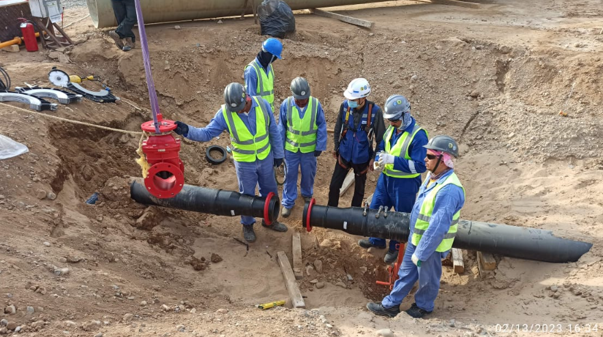 HDPE PE4710 IPS Pipe And Fittings for Fire Fighting System