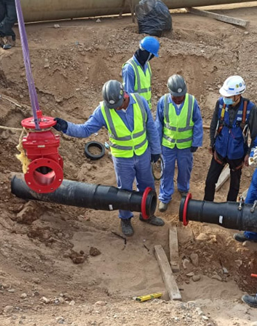 HDPE PE4710 IPS Pipe And Fittings for Fire Fighting System