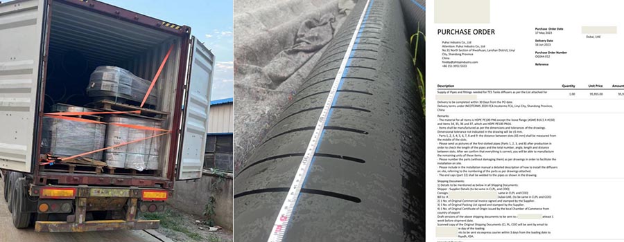 HDPE Slotted Pipe and Fittings for Seawater In UAE