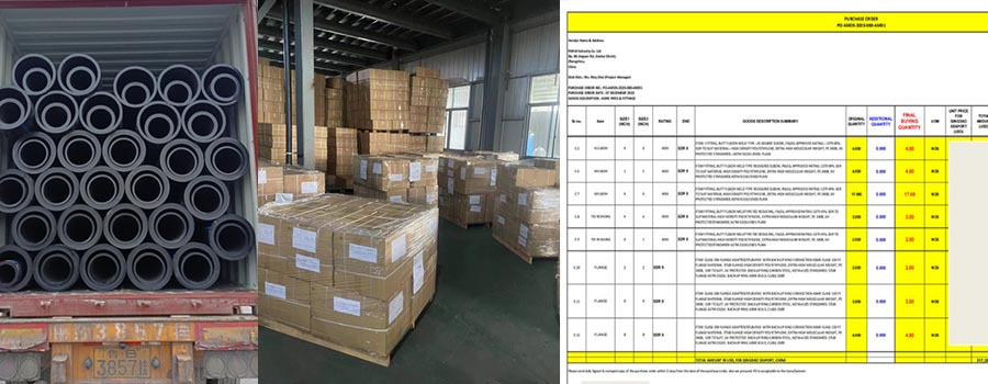 HDPE Pipe and Butt Fusion Weld Fittings For Oil Field In Iraq