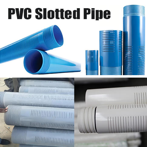 pvc slotted pipe