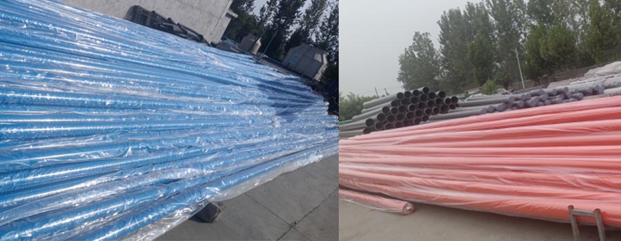 Blue and Orange UPVC Pipe For Under Underground Electrical System