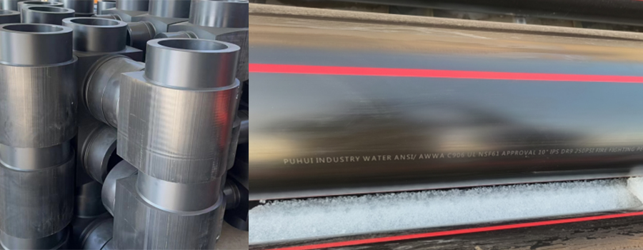 AWWA C906 IPS HDPE Fire Fighting Pipe To Vietnam
