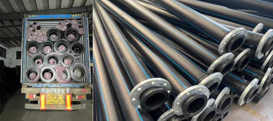 HDPE Flanged Pipe and Butt Fusion Fittings Supply To Ecuador