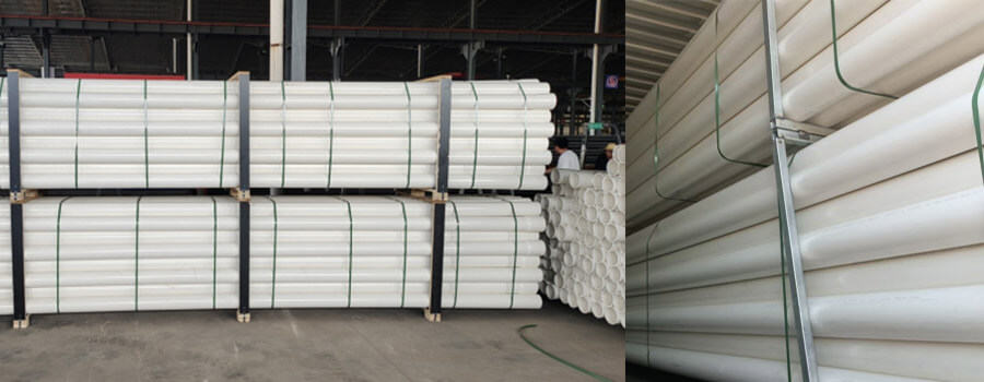 White UPVC Pipe For Water Supply to Australia Puhui Industry