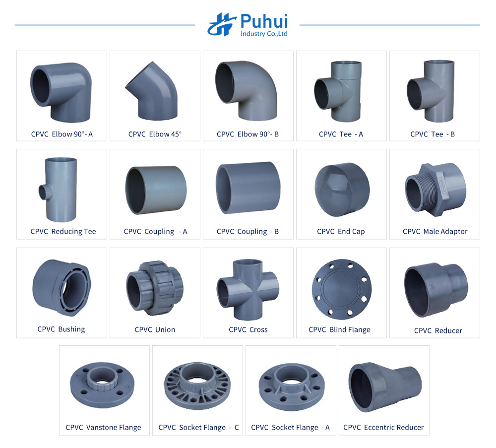 Industrial-Grade CPVC Pipe and Fittings Puhui Industry