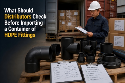 What Should Distributors Check Before Importing a Container of HDPE Fittings