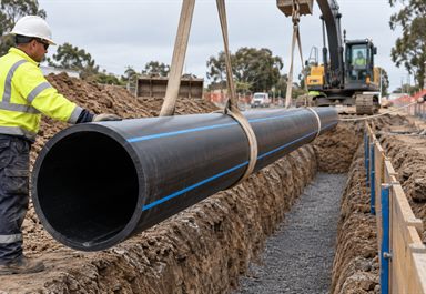 Installing a 500mm HDPE Water Main: Field Guide