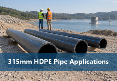 What Projects Commonly Use 315 mm HDPE Pipe?