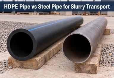 HDPE Pipe vs Steel Pipe for Slurry Transport: Which Should You Choose?