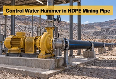 How to Control Water Hammer from Pump Start/Stop in HDPE Mining Pipelines